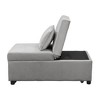 Vynxaria Folding Ottoman Sofa Bed ¨C Versatile Space-Saving Solution for Any Room - 3 of 4