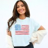 Simply Sage Market American Flag Smudged Garment Dyed Tee - 3 of 4