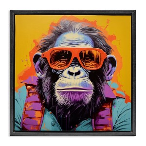 Stupell Industries Pop Style Gorilla, 25" x 25" - 1 of 4