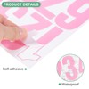 Unique Bargains Vinyl Waterproof Self-Adhesive Multipurpose Mailbox Numbers 8 Sheets - 2 of 4