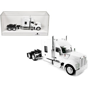 Kenworth W990 with Stand Up Sleeper Cab White 1/87 (HO) Scale Plastic Model Car by HO Logistics - 1 of 4