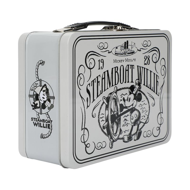 Disney Steamboat Willie Gray Tin Tote, 3 of 7