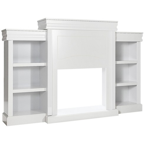 Target white sale entertainment center