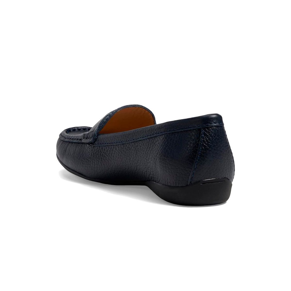 Женские туфли Marc Joseph New York Womens Leather Slip On Beverley Road Twisted Penny Driver Loafers - Navy Tumbled, 6 — фото 2