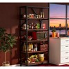 Gulches 71" Industrial Etagere Bookcase, 6-Shelf Display Rack Bookshelf - 3 of 4