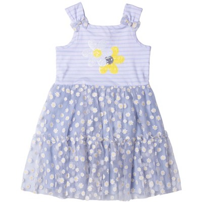 Little Lass Girl's Multi-pattern Ballerina Dress : Target