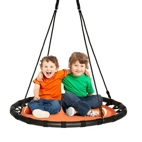 Costway 40'' Flying Saucer Round Tree Swing Kids Play Set W