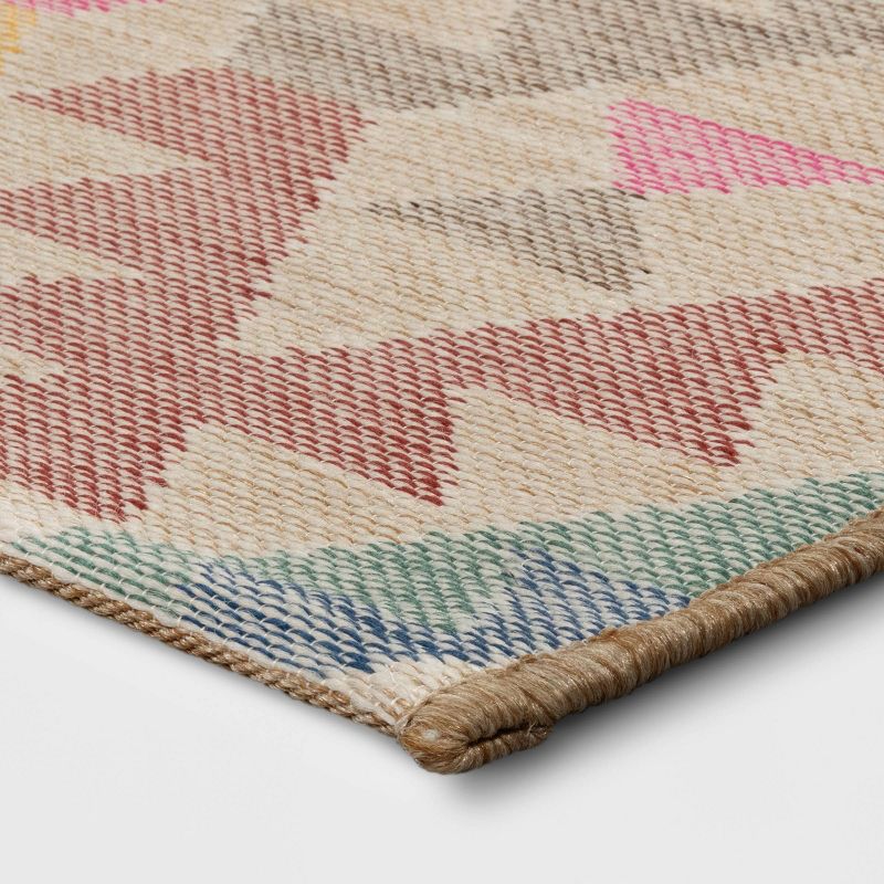 5&#39;x7&#39; Tapestry Rectangular Woven Outdoor Area Rug Multicolor Pastels - Threshold&#8482;, 4 of 6