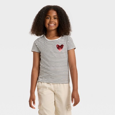 Girls' Short Sleeve Flip Sequin T-Shirt - Cat & Jack™