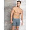 Jockey Sport Men's Silver Microfiber 7.5" Boxer Brief - 3 of 4
