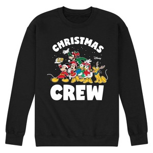 Men's - Disney - Christmas Crew Graphic Fleece Sweatshirt - 1 of 4