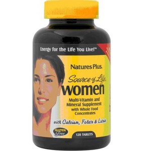 NaturesPlus Source of Life Women Multi-Vitamin and Mineral 120 Tablet - 1 of 1