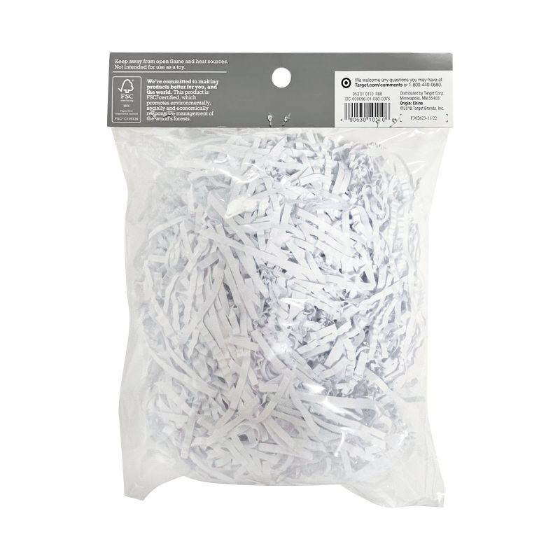 1.5oz Paper Shred Shredded Filler White - Spritz&#8482;, 4 of 5