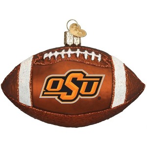 Old World Christmas Blown Glass Ornament for Christmas Tree, Oklahoma State Football - 1 of 1