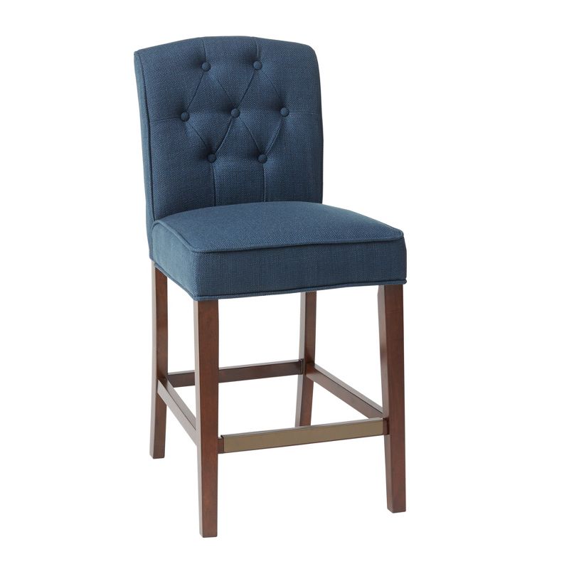 Khloe Tufted Counter Height Barstool Navy - Madison Park, 1 of 9