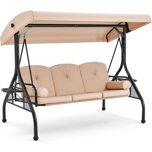 EROMMY 3 Seat Outdoor Porch Swing Chair - 1 of 4