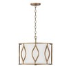 Capital Lighting Cohen 3 - Light Semi-Flush Mount in  Mystic Luster - 3 of 4