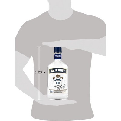 Smirnoff 100 Proof Vodka - 375ml Bottle