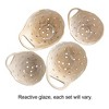 Storied Home Set of 2 Cream Reactive Glaze Stoneware Colanders - 2 of 4