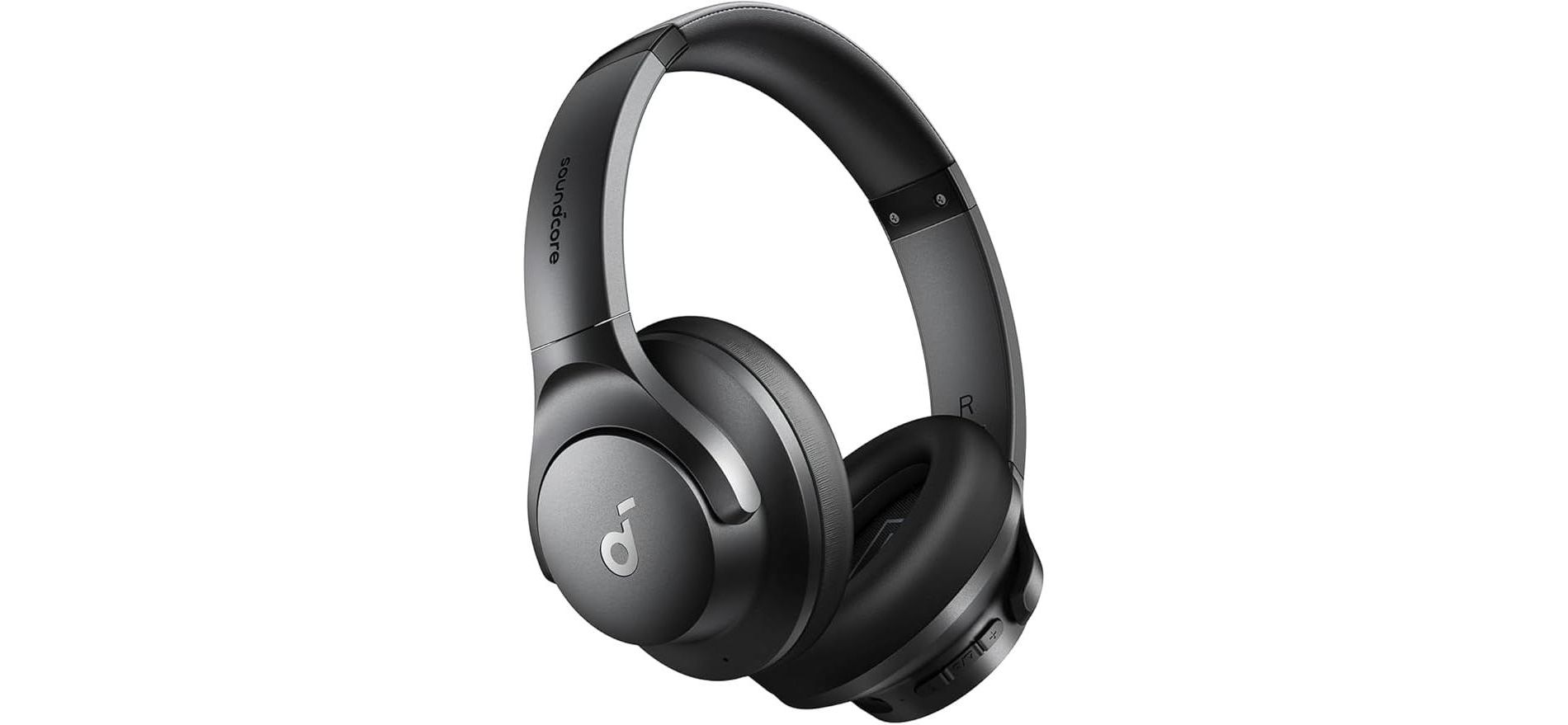 Renewed Soundcore Q20i Hybrid Active Noise Cancelling Over-Ear Headphones, Wireless Bluetooth, App Customization, Transparency Mode (Refurbished)
