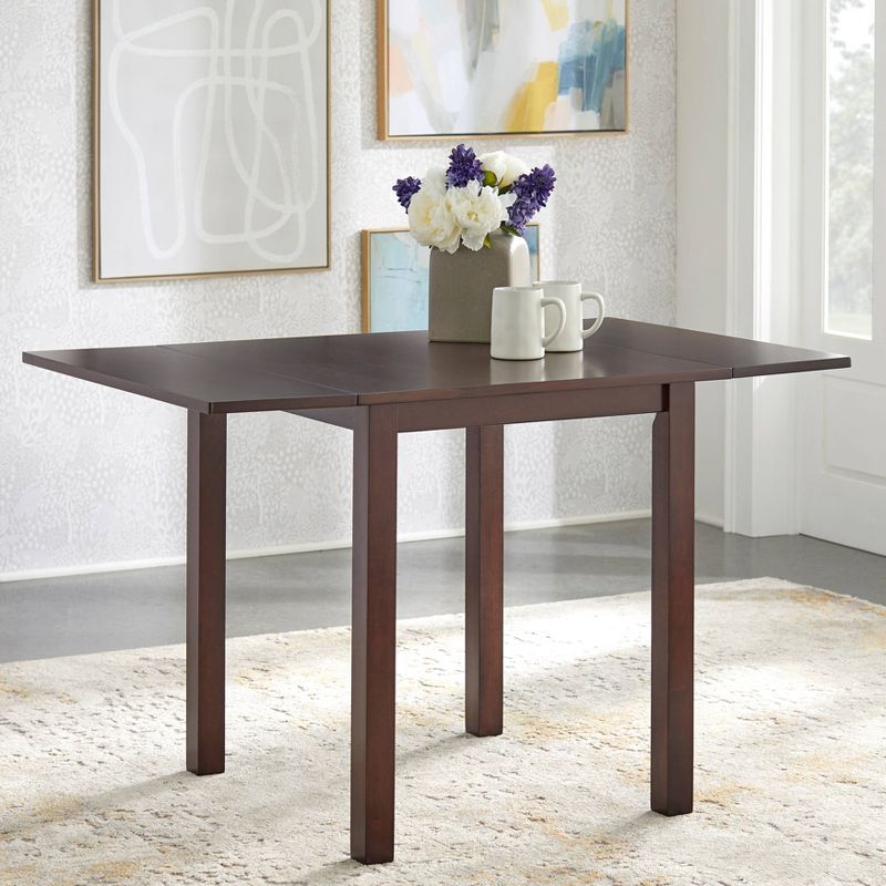 Austin Drop Leaf Extendable Dining Table Wood/Espresso - Buylateral, 5 of 8