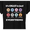 Women's - Instant Message - Its Okay To Feel Everything Short Sleeve Graphic T-Shirt - 2 of 4