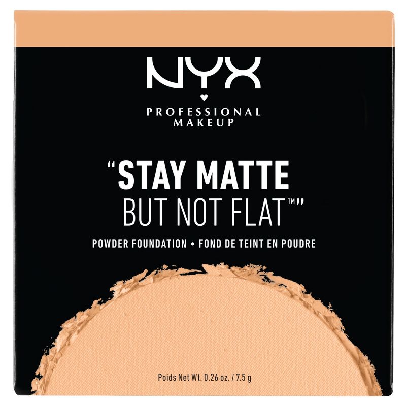 NYX Professional Makeup Stay Matte But Not Flat Pressed Powder Foundation - 0.26oz, 1 of 5