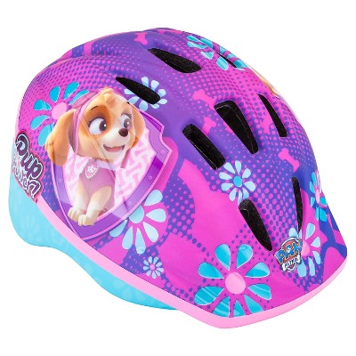 girls purple helmet