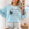 Simply Sage Market Women's Garment Dyed Graphic Sweatshirt All Is Fair - 2 of 3