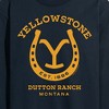 Men's - Yellowstone - Horseshoe Lockup Long Sleeve Graphic T-Shirt - 2 of 4