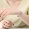 Guili Eternal Sparkle Sapphire and Clear Cubic Zirconia Tennis Bracelet - A Timeless Accessory for Glamorous Elegance - 2 of 2