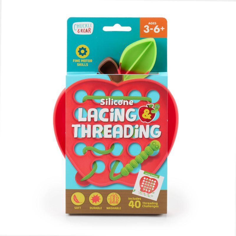 Chuckle &#38; Roar Silicone Lacing Apple, 1 of 13