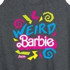 Women's - Barbie - Weird Barbie Graphic Racerback Tank - 2 of 4
