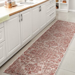 JONATHAN Y Estrella Bohemian Medallion Textured Weave Indoor/Outdoor Area Rug - 1 of 4