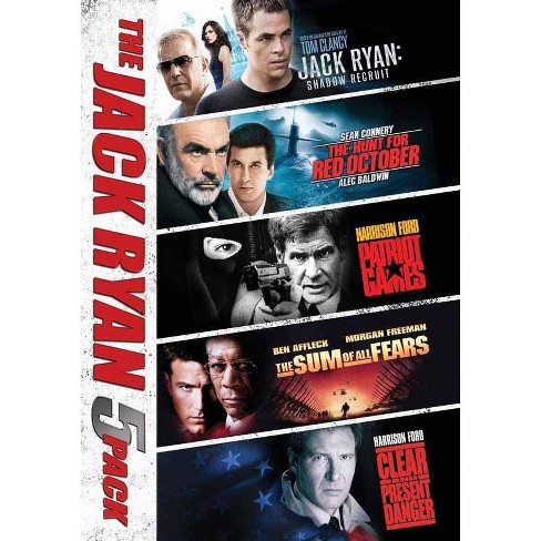 Jack Ryan Collection 5 Movies Dvd Target