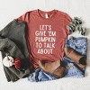 Simply Sage Market Women's Let's Give 'Em Pumpkin To Talk About  Short Sleeve Graphic Tee - 2 of 2