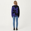 Anna-Kaci Women's Bold Graphic Floral Pattern Knit Sweater with Soft Crew Neckline and Relaxed Long Sleeve Pullover Fit - 4 of 4