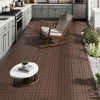 KTMBDW Plastic Interlocking Deck Tiles, 44 Pack , 12"x12" Waterproof Outdoor Flooring All Weather Use, Patio Floor Decking Tiles for Porch Backyard - 3 of 4