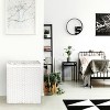 Seville Classics Modern Handwoven Rectangle Laundry Room Hamper - 4 of 4