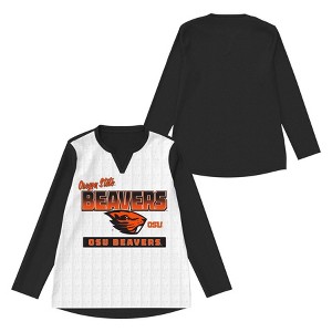 NCAA Oregon State Beavers Girls' Long Sleeve Fashion T-Shirt - 1 of 3