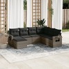 vidaXL Garden Sofa Set Grey - 2 of 4