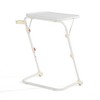 Homy Casa Adjustable Folding Snack & Laptop Tray for Sofa, Bed & Coffee Moments, White - 4 of 4