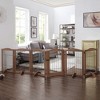 unipaws Wood and wire Pet Playpen with 4 Support feet - 3 of 4