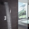 SUMERAIN Shower System Faucet Brushed Nickel, Rough-in Valve Included and Complete Metal Components - 2 of 4