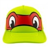 Adult Teenage Mutant Ninja Turtles Raphael Mask Snapback Hat - 2 of 4