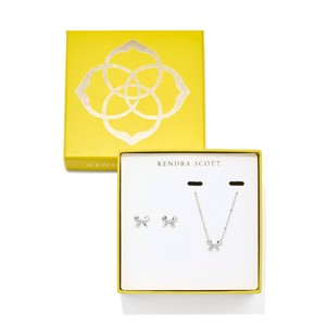 Kendra Scott Belle Pendant Necklace and Stud Earring Set 2pc - 1 of 2