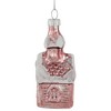 Northlight 3.25" Snow Covered Pink Church Glass Christmas Ornament - 4 of 4