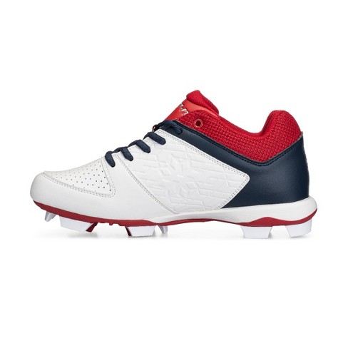 Red white and blue cleats sales softball