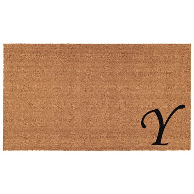 Calloway Mills 153621830Y Urban Chic Monogram Doormat 17 In. x 29 In. (Letter Y)