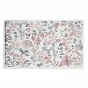 Stupell Industries Wildflower Hope Botanicals Printed Plush Bath Mat And Bath Rug, Design By Kim Allen, 18"X30" - 1 of 4